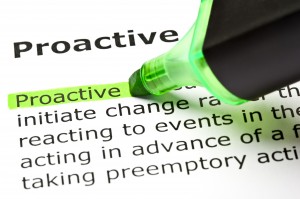 'Proactive' highlighted in green